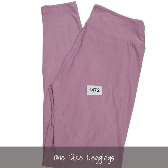 LuLaRoe OS One Size Solid Leggings Blush NEW - Picture 1 of 1